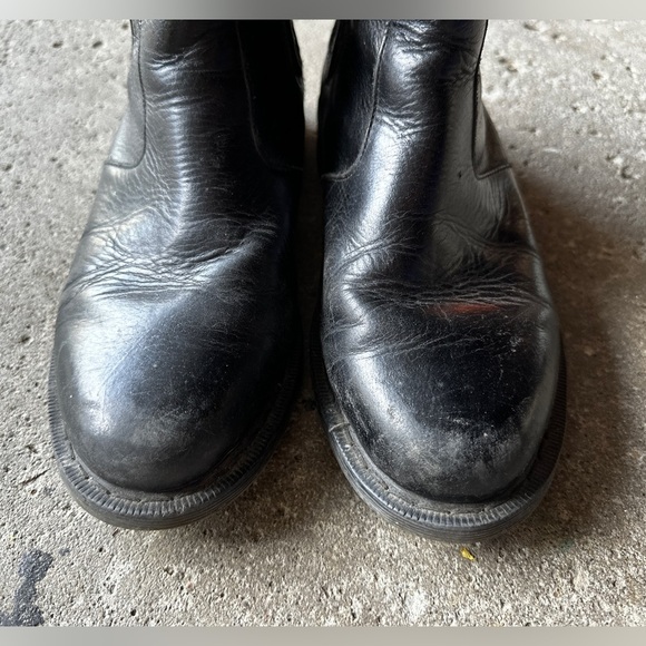Dr. Martens Victor Black Leather Chelsea Boots Size 8 - Picture 8 of 10